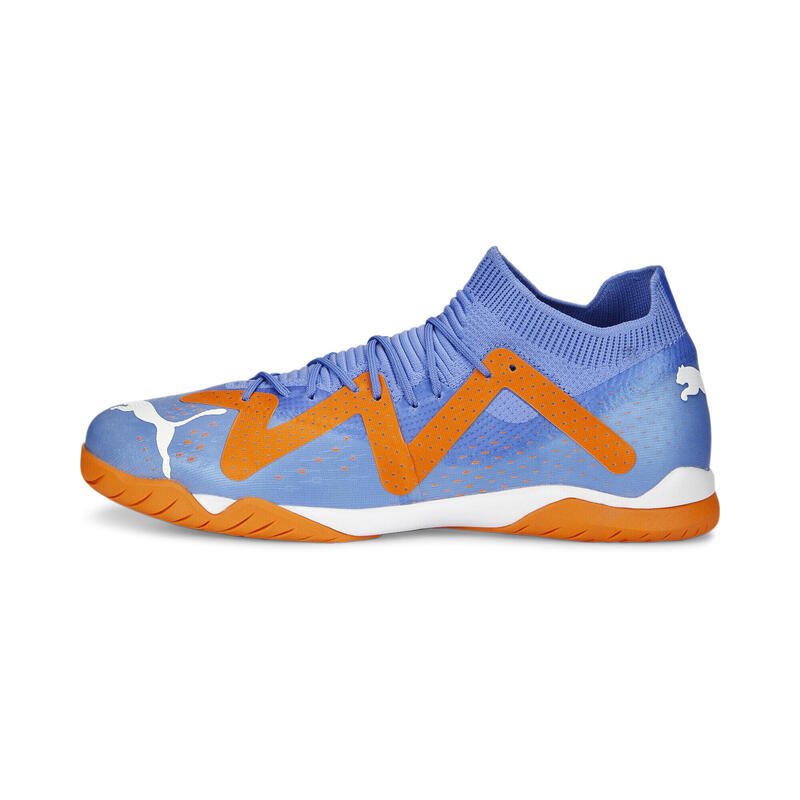 FUTURE Match TT Voetbalschoenen PUMA Blue Glimmer White Ultra Orange