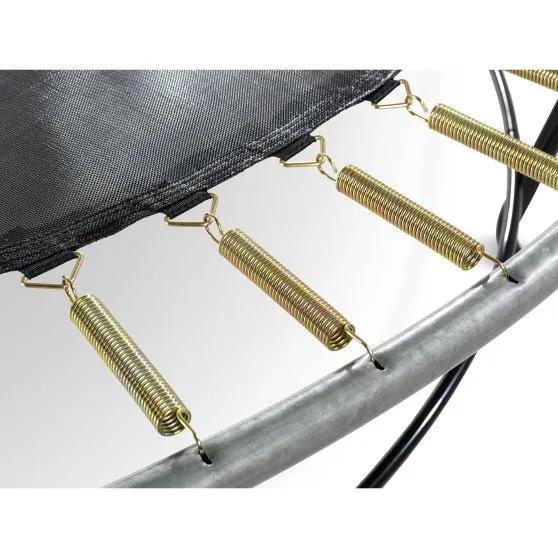 Trampoline - Elegant (incl. economy veiligheidsnet) - 214 x 366 cm - Zwart - Tra