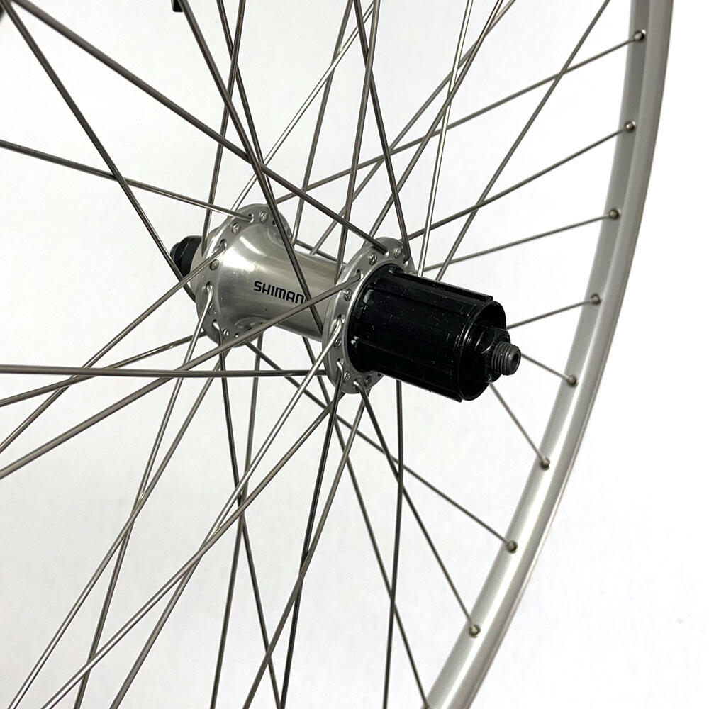 D2O Road Bike Wheels 700c - Shimano RS300 Hubs 8/9/10 Speed – Silver (Pair) 4/5