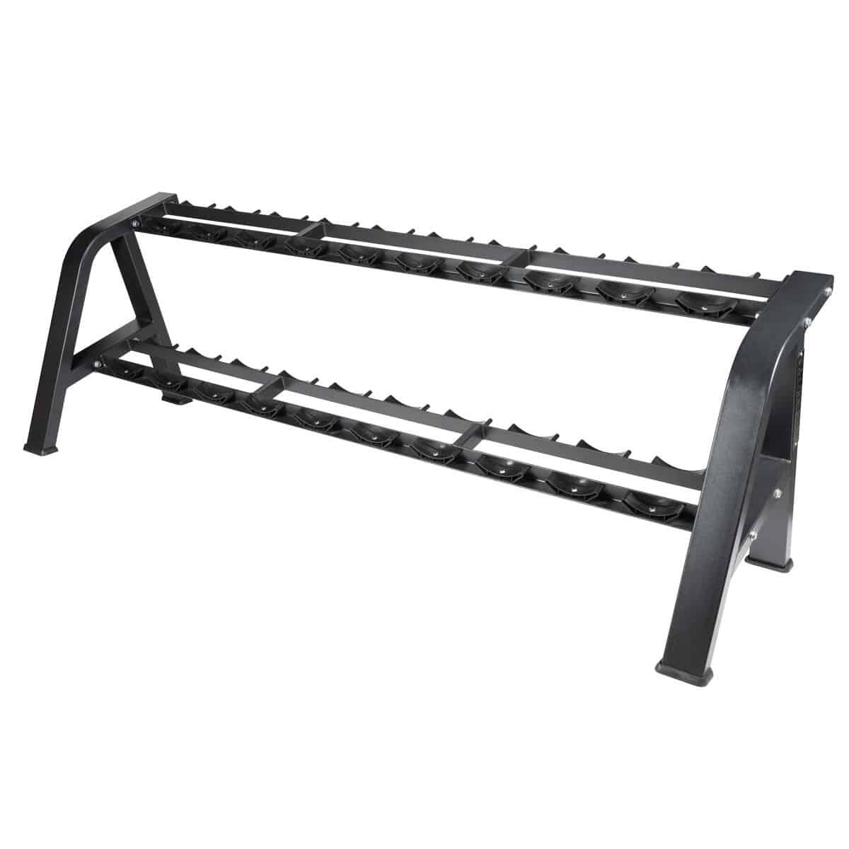 Steel storage rack for 20 dumbbells