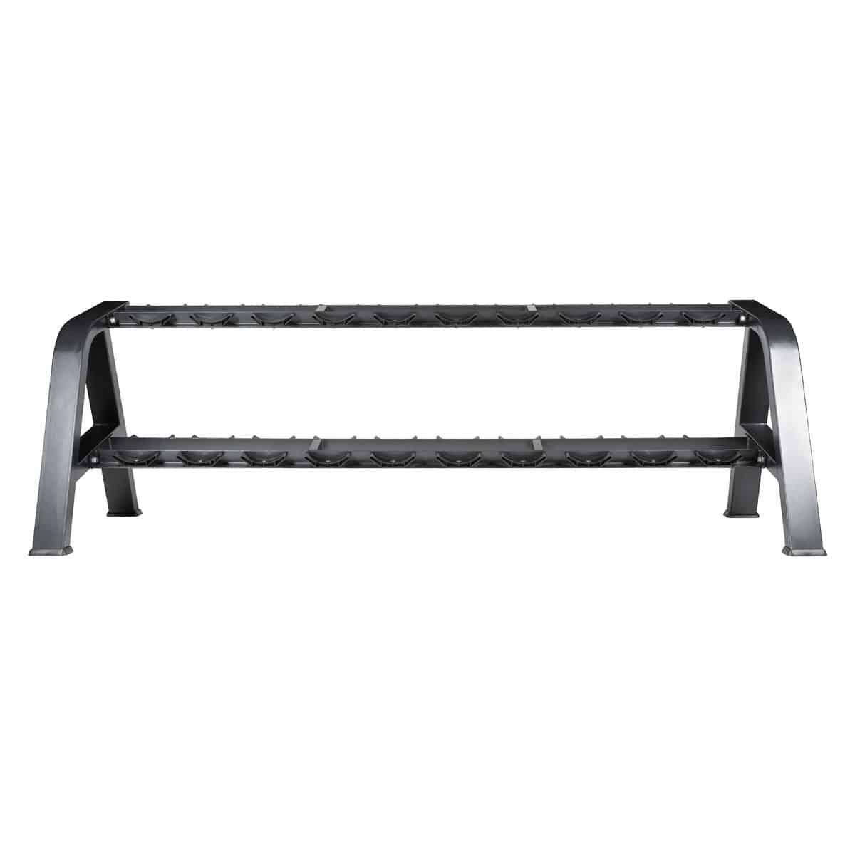 Steel storage rack for 20 dumbbells