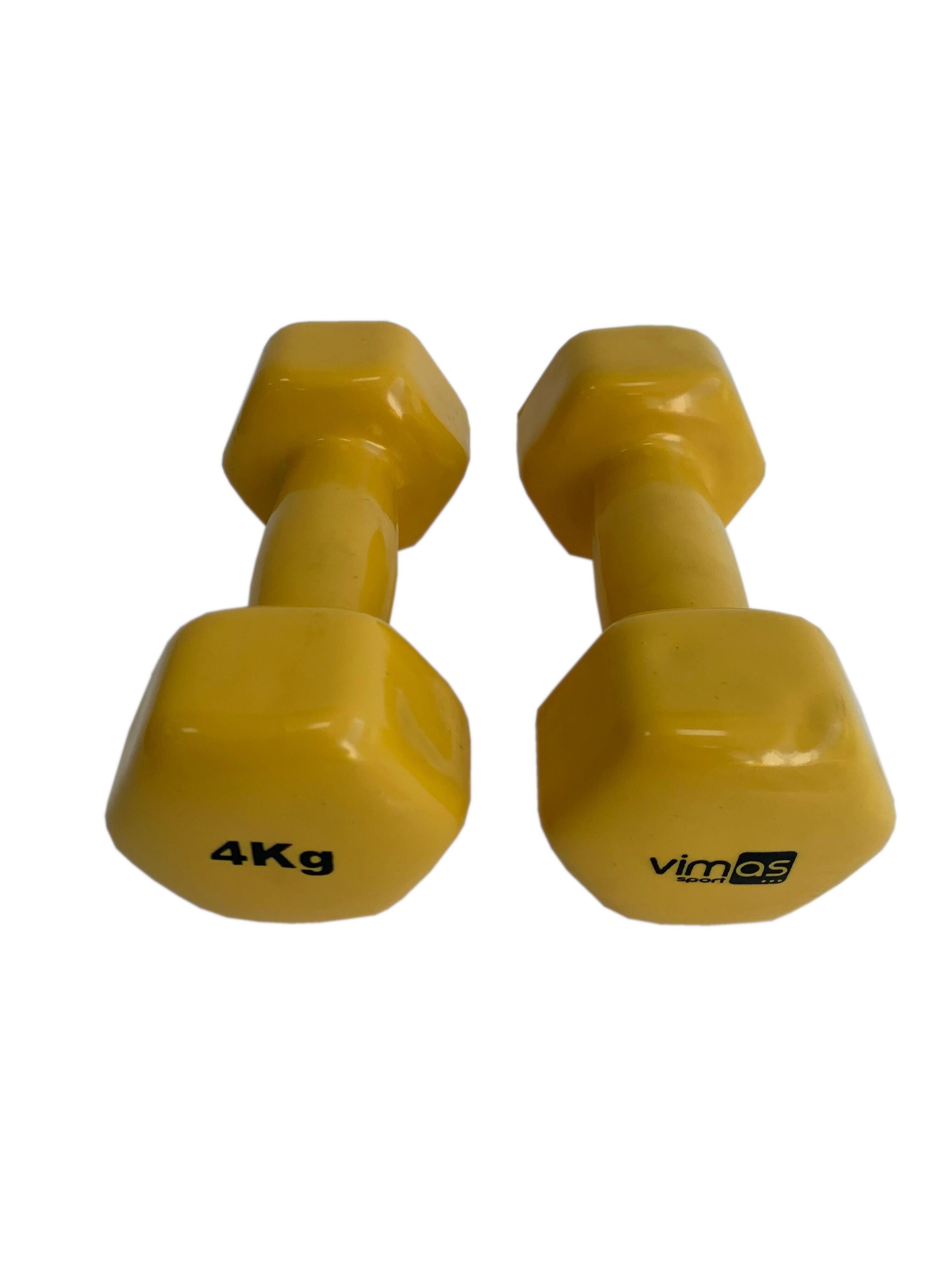 VIMAS SPORT Pesas De Vinilo 4 kg.  Set 2 unid.