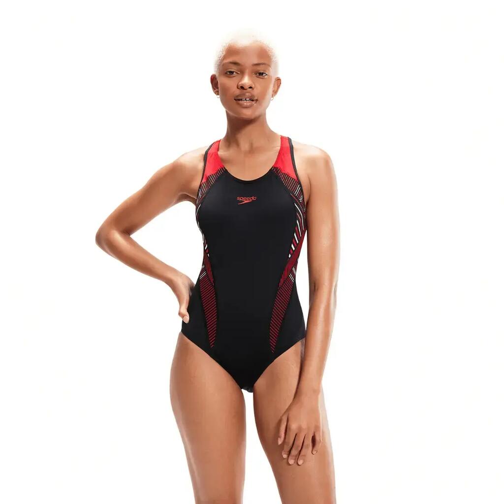 Womens Placement Laneback - Black