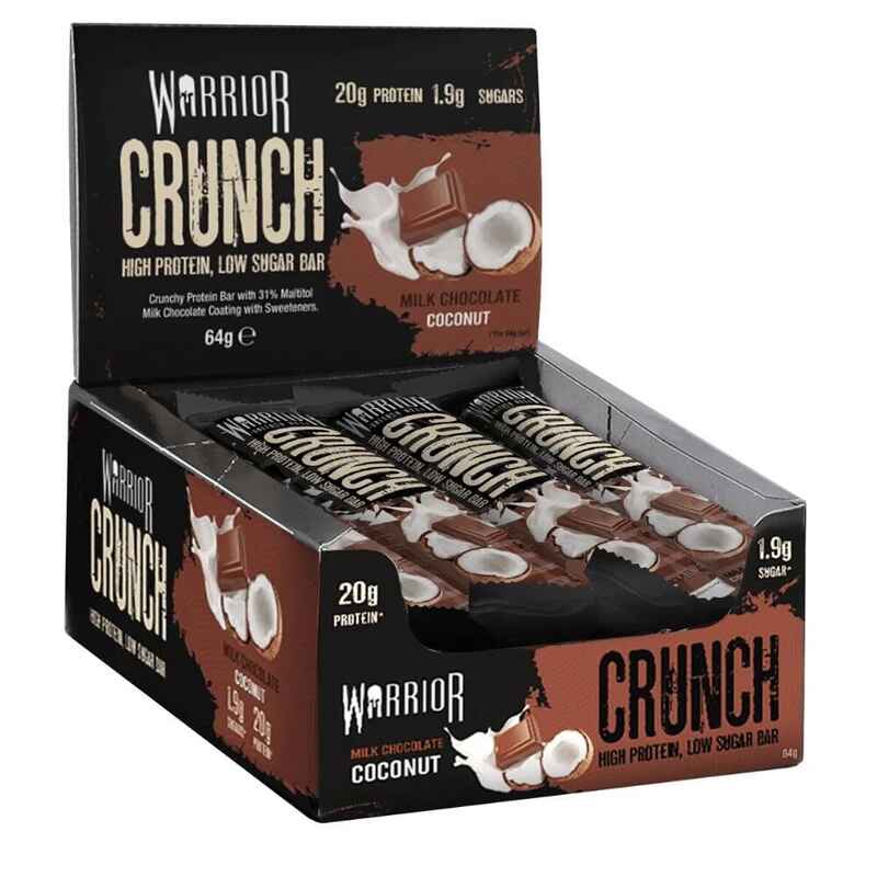 Crunch Bar 64g Warrior Riegel (Packung mit 12 Stück)