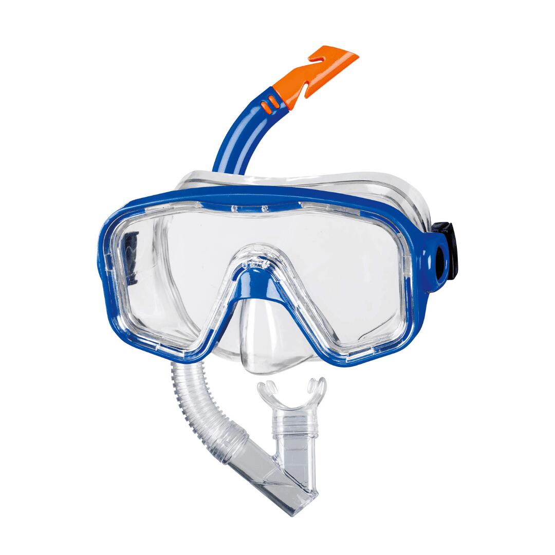 Kit infantil beco schnorchelset bahia 12+ azul
