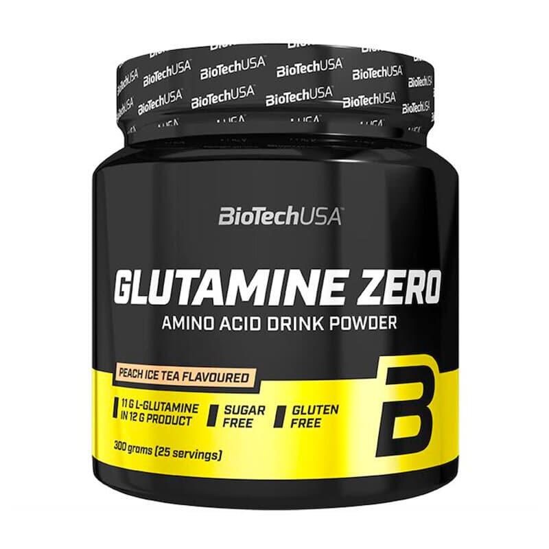 BIOTECHUSA Glutamine Zero 300g Biotech - 11 g glutammina per porzione, senza zucchero
