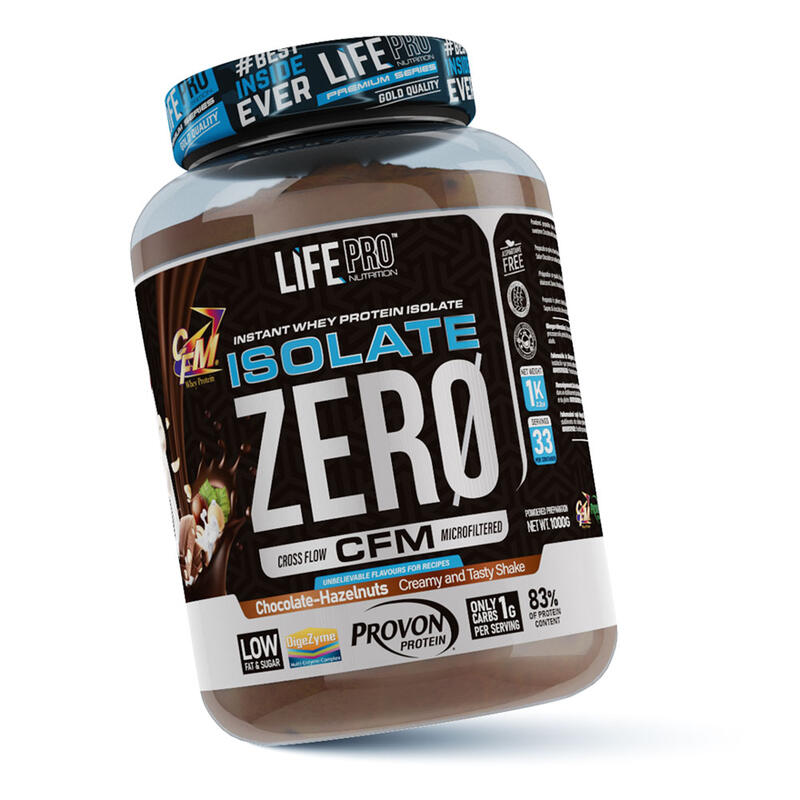 Proteína de suero Life Pro Isolate Zero 1kg