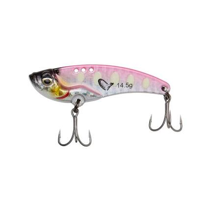 Lame Vibrante Savage Gear Vib Blade SW 4,5cm (PINK GLOW DOT)