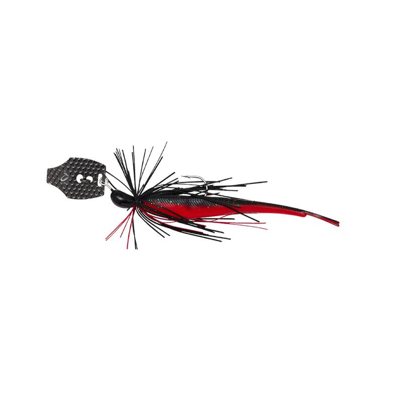 Chatterbait Savage Gear Crazy Swim Jig 16,5g (16,5g - 12,5cm - Black n red)