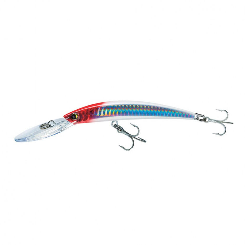YO-ZURI Yo Zuri Crystal Minnow DD Pez nadador de 11 cm (HRH - RED HEAD - 16 g - 11 cm)