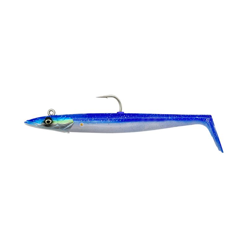 Leurre Souple Savage Gear Sandeel V2 17,5cm (Blue Pearl Silver)