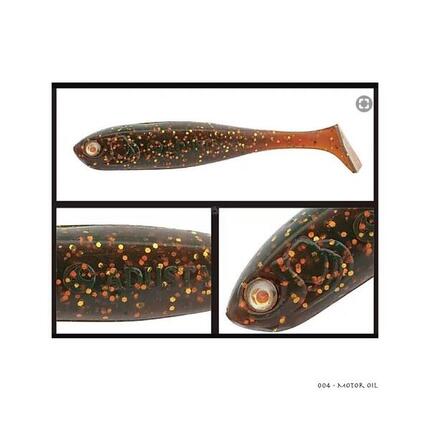 Leurre Souple Adusta Penta Shad 10cm (004 - Motor Oil)