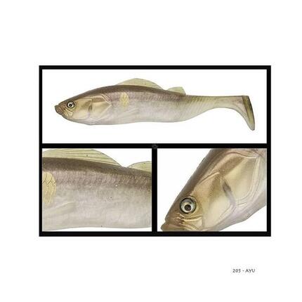 Leurre Souple Adusta Pick Tail Swimmer 18cm (205 - Ayu)