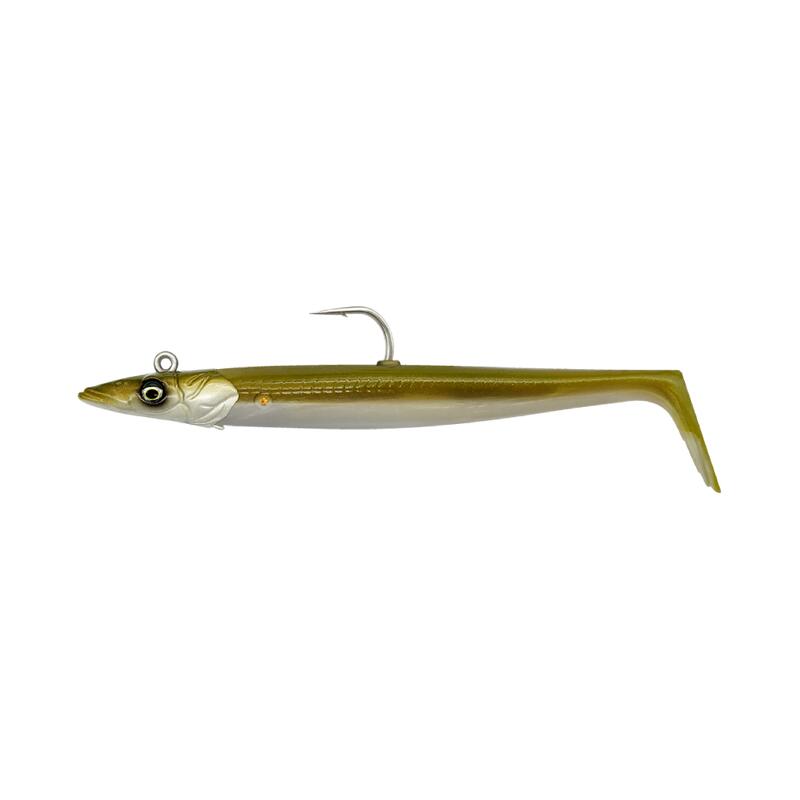 Leurre Souple Savage Gear Sandeel V2 17,5cm (Khaki)