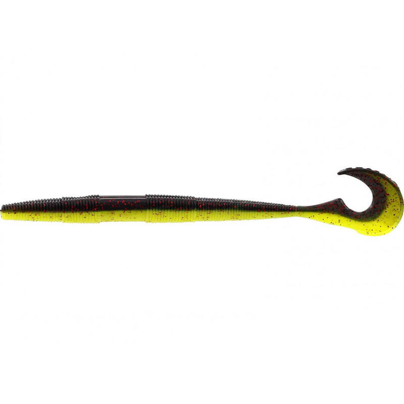 Leurre Souple Westin Swimming Worm 13cm (Black / Chartreuse - 5g - 13cm - par 5)