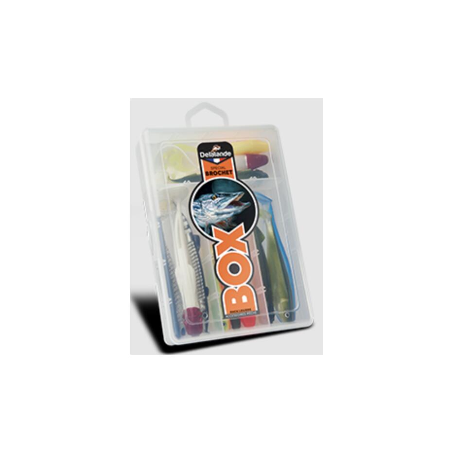 Delalande - Coffret Leurres Souples Delalande Spécial Brochet - Leurre Souple - Taille Unique - Decathlon