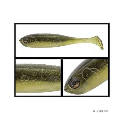 Leurre Souple Adusta Penta Shad 10cm (118 - Ghost Ayu)