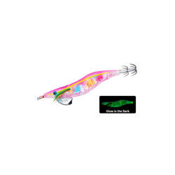 Turlutte Yo-Zuri Egi Aurie Q 3D 4.0 13cm (Pink Glow (LMSD) - 23g - 4.0)