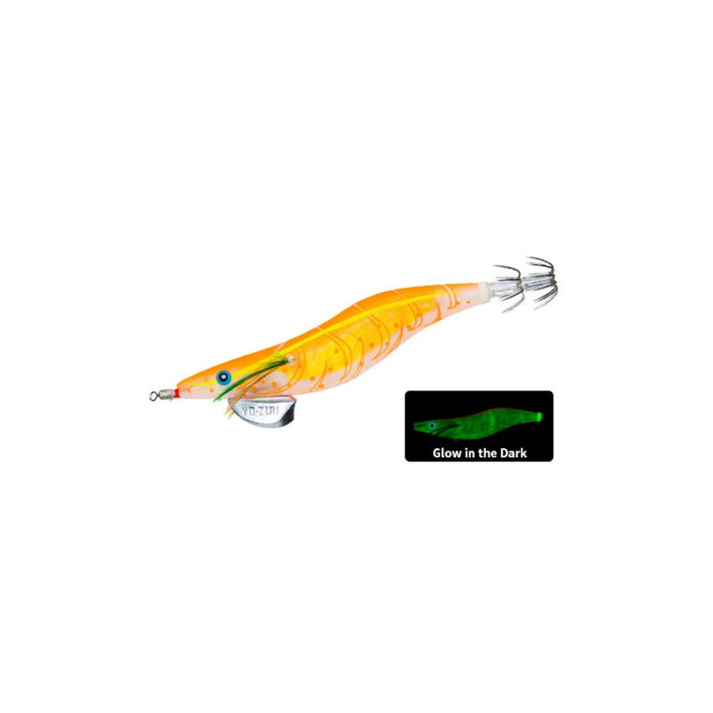 Turlutte Yo-Zuri Egi Aurie Q 3D 2.5 9cm (Orange Glow (LGVL) - 11g - 2.5)