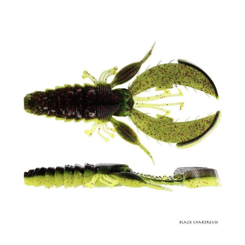 Leurre Souple Westin Crecraw Creaturebait 6,5cm (Black Chartreuse)