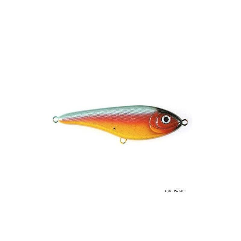 Leurre Jerkbait CWC Baby Buster 10cm (38 - Parot)