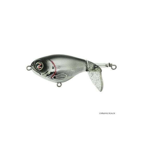 Poisson Nageur River2Sea Whopper Plopper 60 (Chrome Black)
