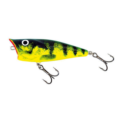 Salmo Pop Edition Limitée - Poisson nageur Popper 6 cm - Yellow Perch