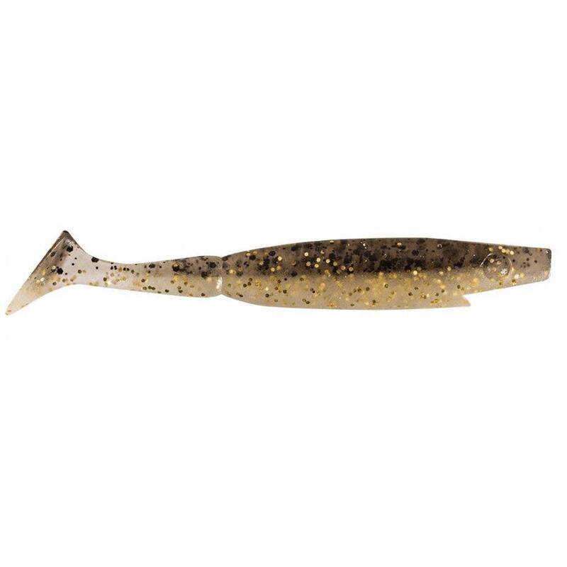 Leurre Souple CWC Strike Pro Piglet Shad Small 8,5cm (16 - Gold Flash)