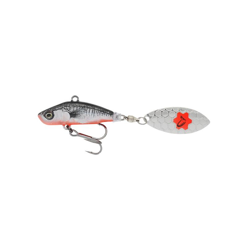 Tail Spinner Savage Gear 3D Sticklebait Tailspin 13g (13g - 7,3cm - Black Red)
