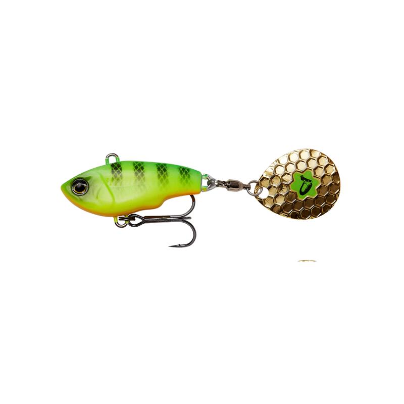Poisson Nageur Savage Gear Fat Tail Spin 5,5cm (Fire Tiger - 9g - 5,5cm)