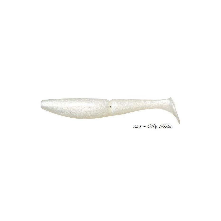 Sawamura - Leurre Souple Sawamura One Up Shad 5 Pouces - 10,6cm (027 - Silky White) - Leurre Souple - Blanc - Taille Unique - Decathlon