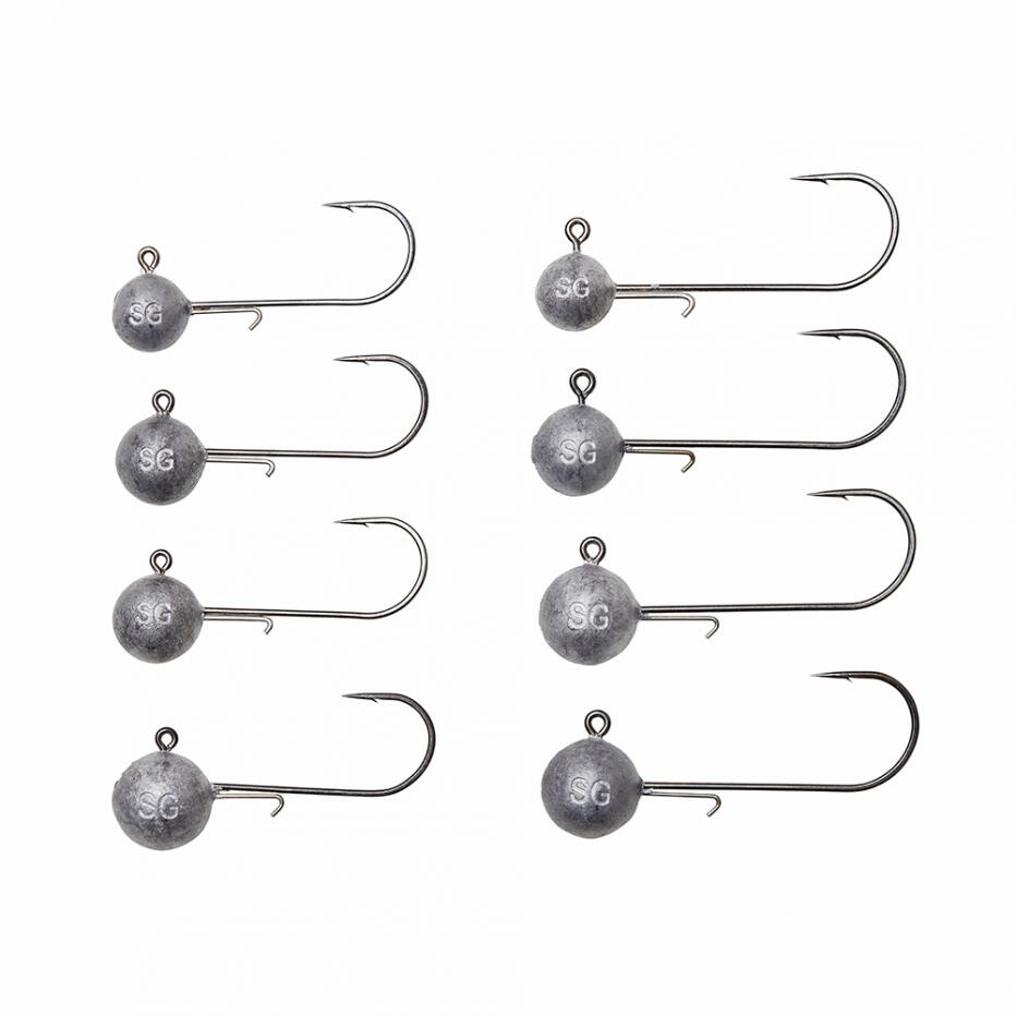 Savage Gear Perch Academy Kit - 24 Gummifische + 8 Jighaken 4/4