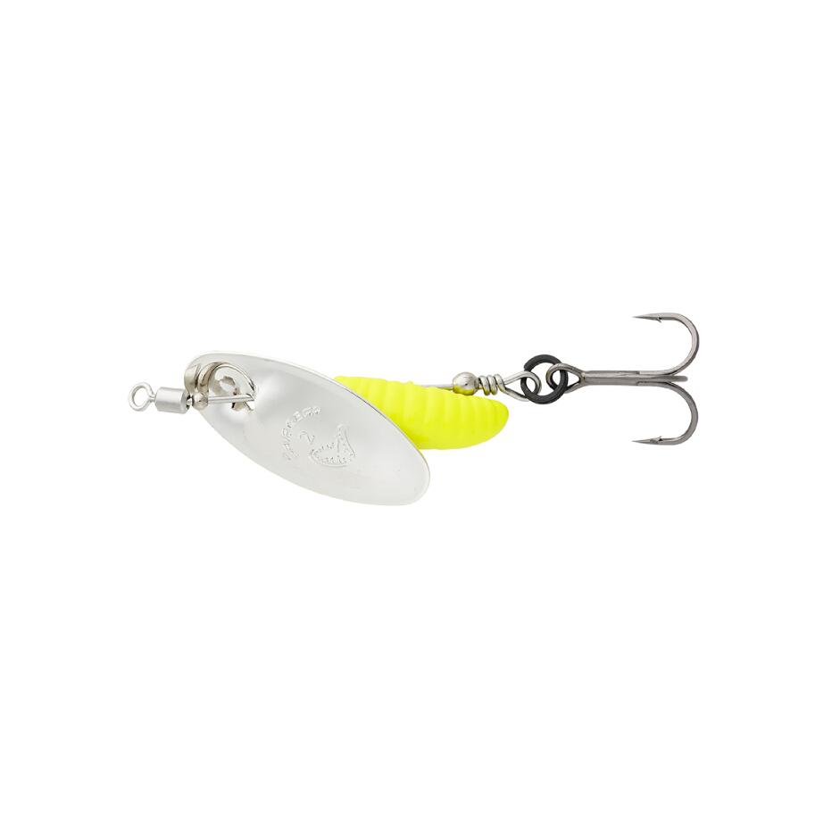 Cuiller Tournante Savage Gear Grub Spinner 5,8g (Plateado Amarillo - 5,8g) 1/1