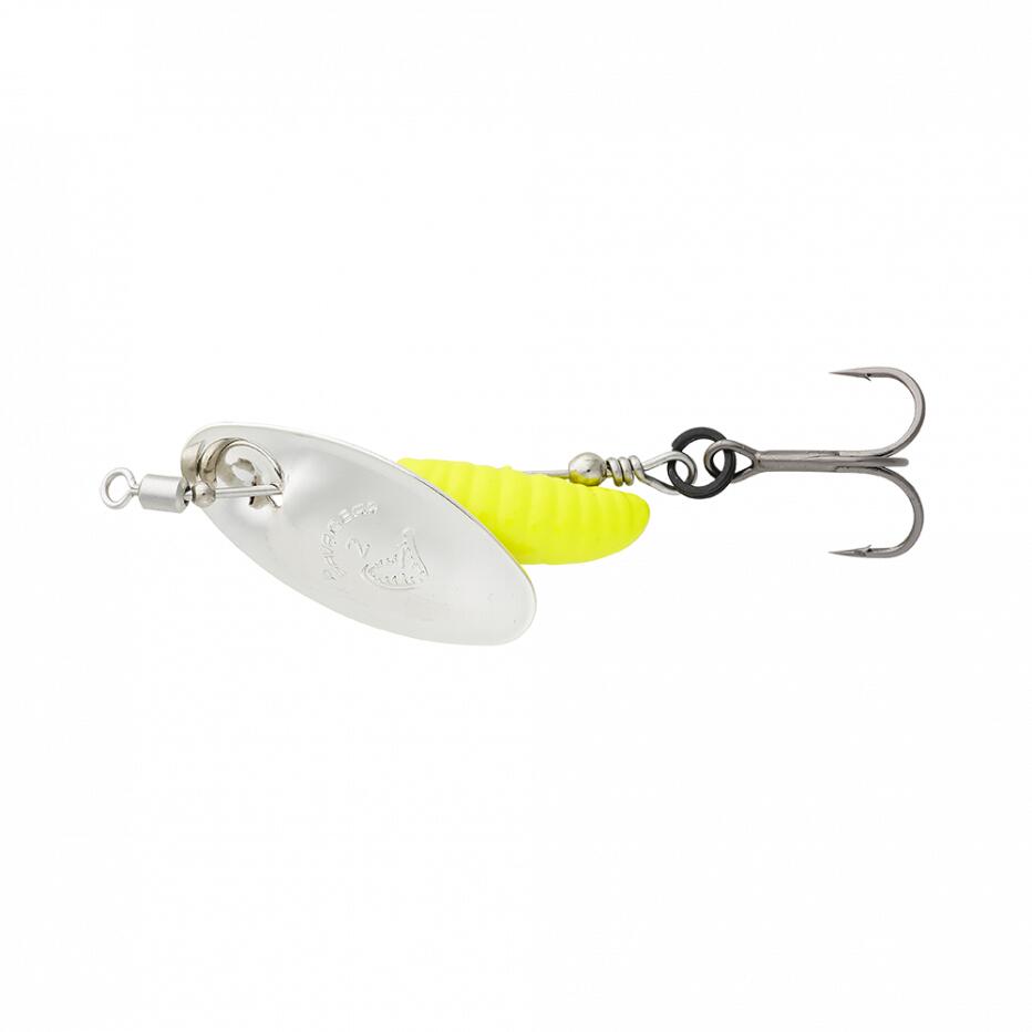 SAVAGE GEAR Savage Gear Grub Spinner 3,8 g (Silbergelb – 3,8 g)