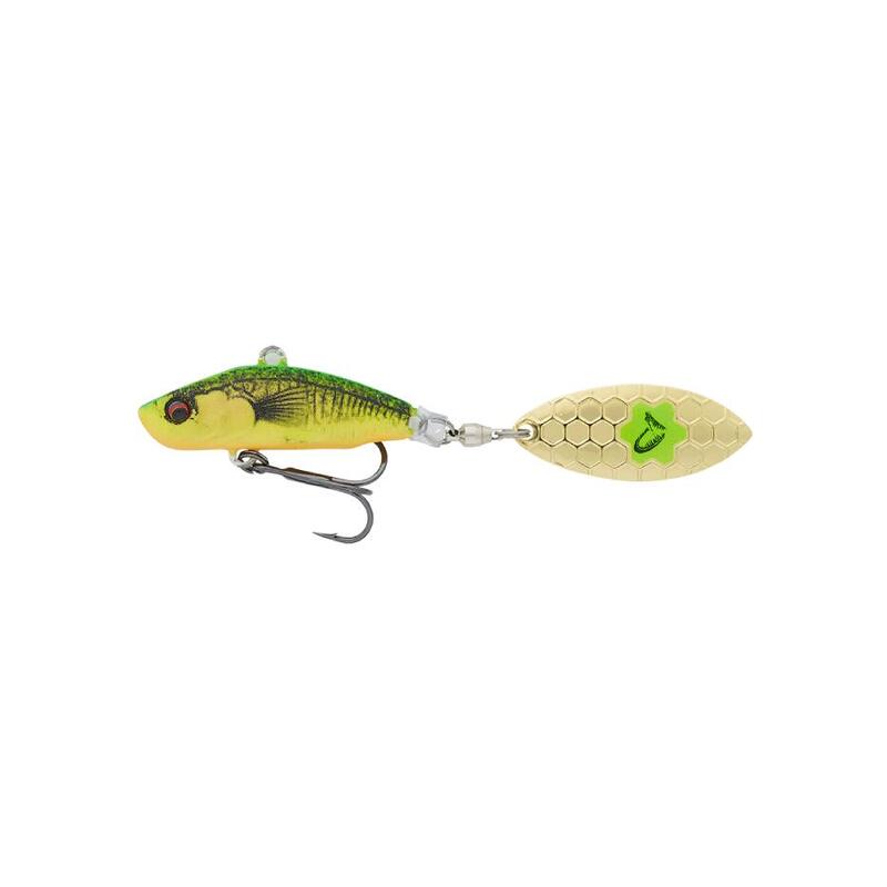 Tail Spinner Savage Gear 3D Sticklebait Tailspin 18g (18g - 8cm - Fire Tiger)