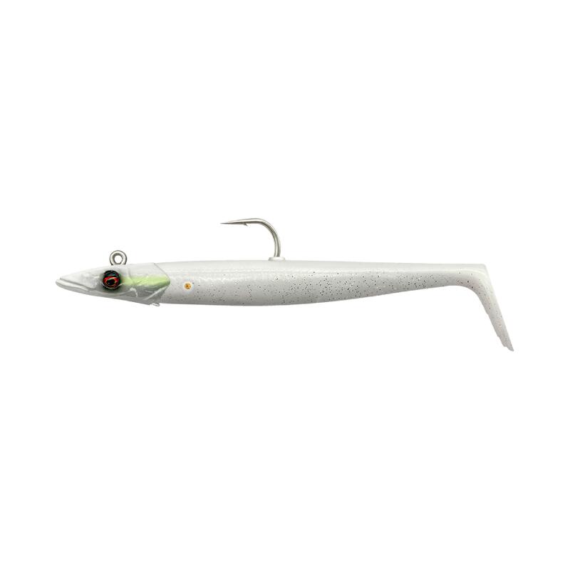 Leurre Souple Savage Gear Sandeel V2 17,5cm (White Pearl Silver)
