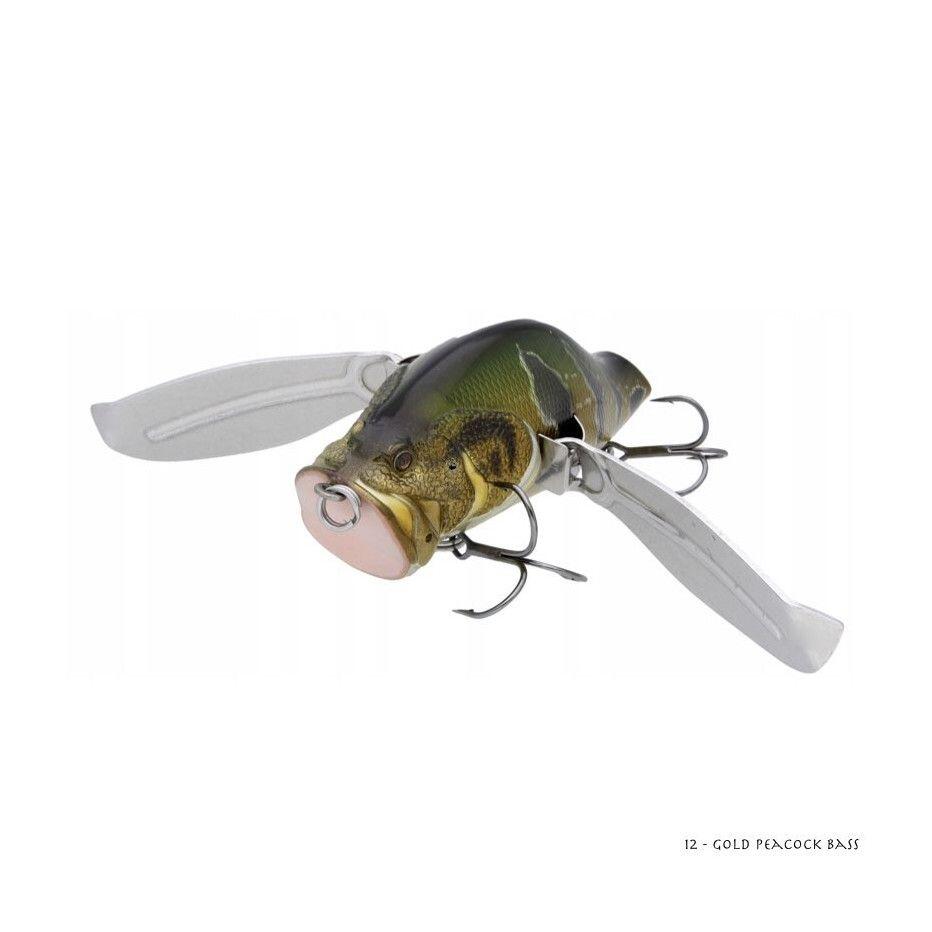 Adusta Zacrawl Yajirobee Swimbait Pez 9cm (12 - Gold Peacock Bass) 1/3