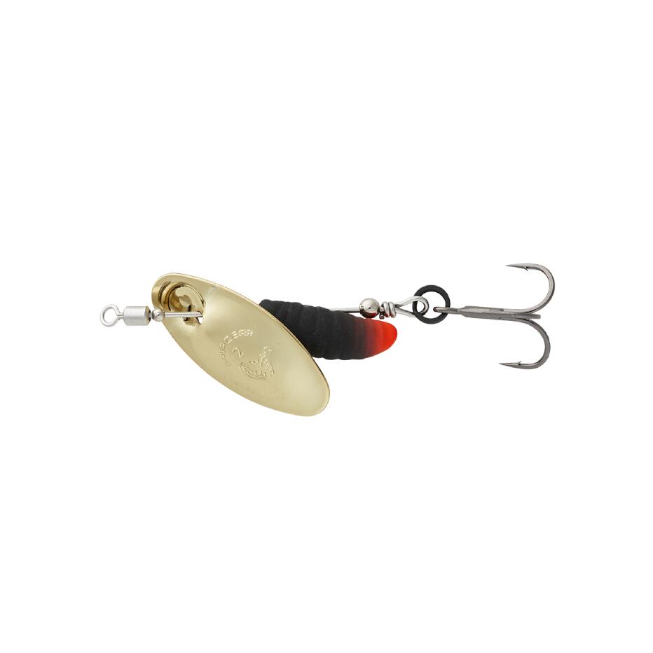 SAVAGE GEAR Savage Gear Grub Spinner 5,8 g (Gold Schwarz – 5,8 g)