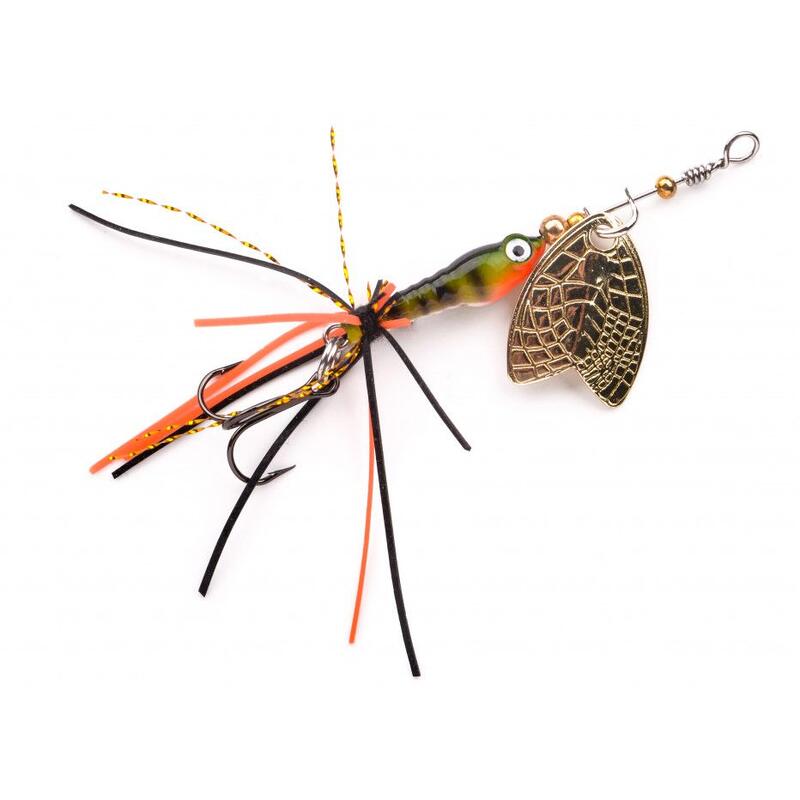 Cuiller Tournante Spro Larva Mayfly Micro Spinner 4g (Perch)