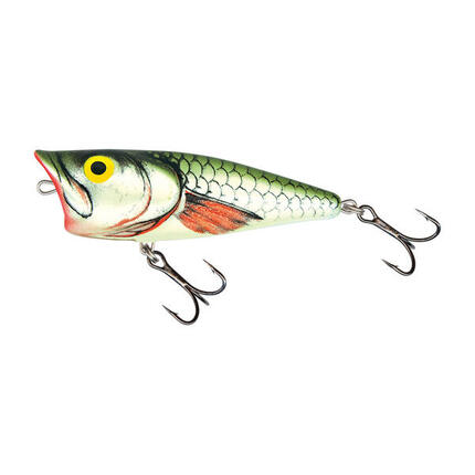 Salmo Pop Edition Limitée - Poisson nageur Popper 6 cm - Yellow Perch