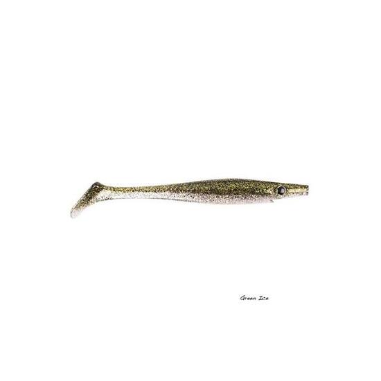 Leurre souple CWC Strike Pro Pig Shad Small 15cm (18 - Green Ice)