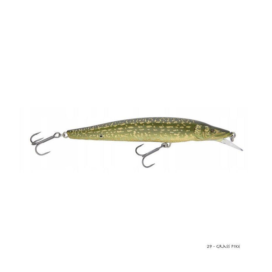 ADUSTA Hard Baits ADUSTA JERK SPIKER 155 SP |MM 155 |COLOR GRASS PIKE