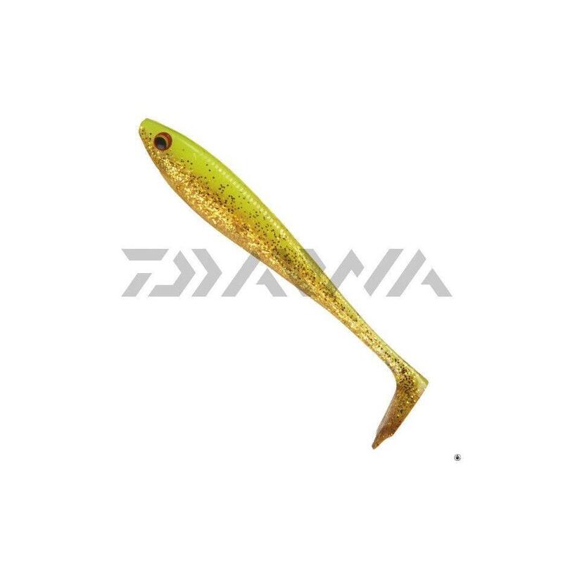 Leurre Souple Daiwa Prorex Duck Fin Shad 9cm (4g - Par 7 - UV Chartreuse)