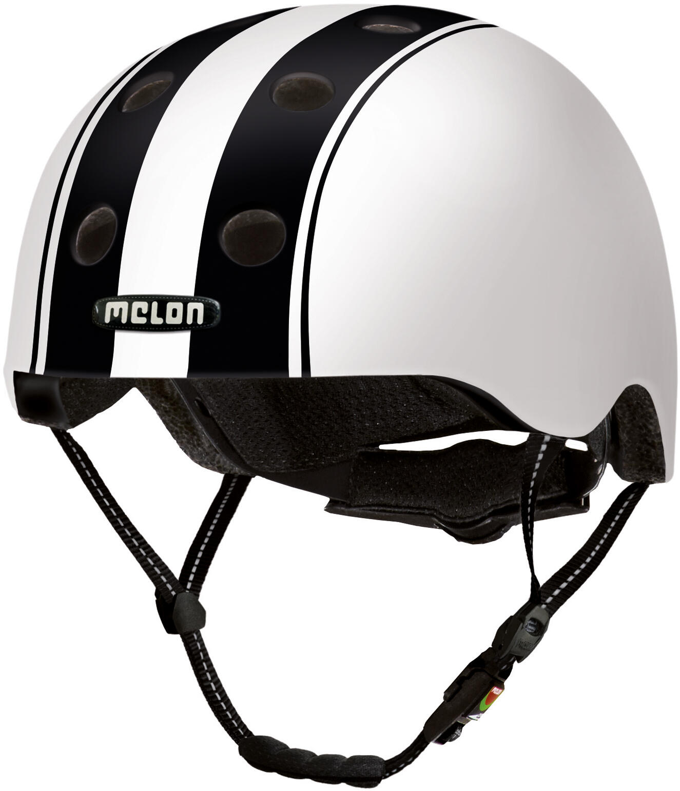 MELON Melon Urban Active Helm - Dubbel Zwart/Wit M-L