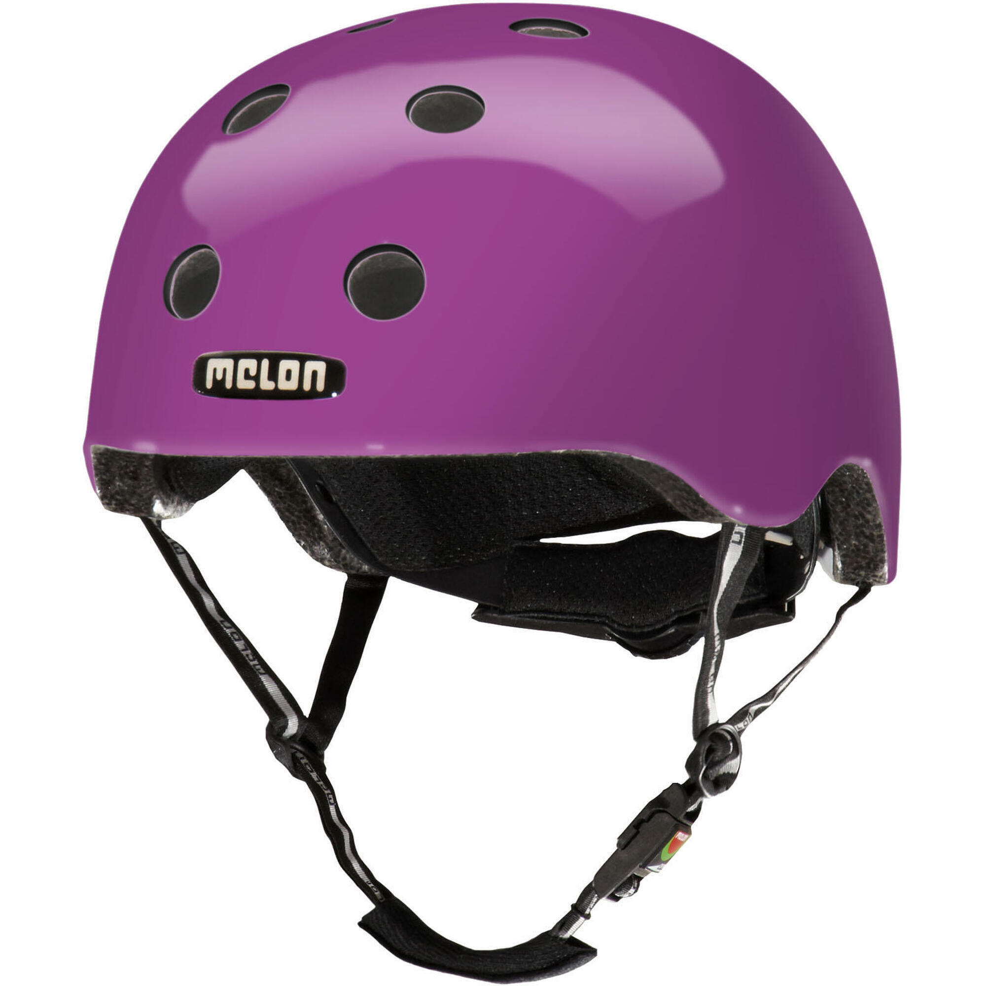 MELON Melone Urban Active Fahrradhelm Regenbogen lila XXS-S