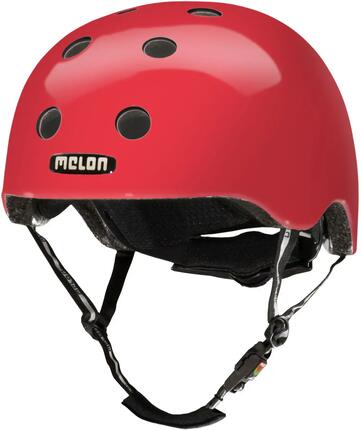 Casque Melon Rainbow rouge enfant 250 g