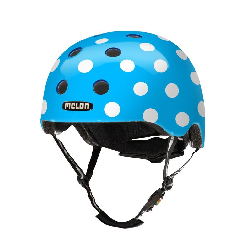 Melon Helm Dotty Blue XL-XXL (58-63 cm) Bleu