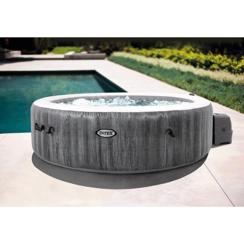 Intex PureSpa Greywood Bulles Deluxe 6 personnes - WiFi