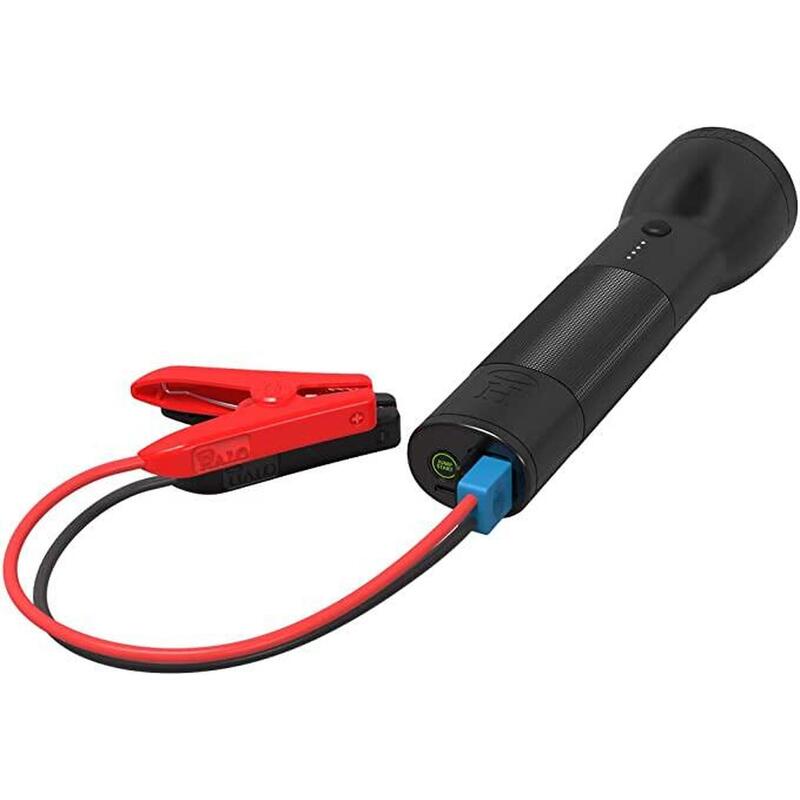 HALO BOLT Taschenlampe RC mit KFZ-Starthilfe, Handy-Ladegerät und USB-Anschluss