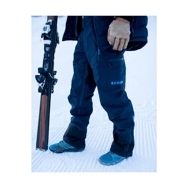 Pantalon de ski pour homme ECOON ECOExplorer Bleu